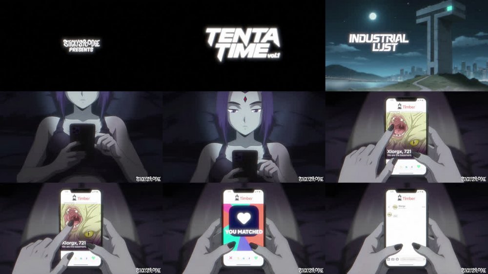 [260612][StickySpoodge] Tenta Time Act 3 Industrial Lust: Raven - Full Film