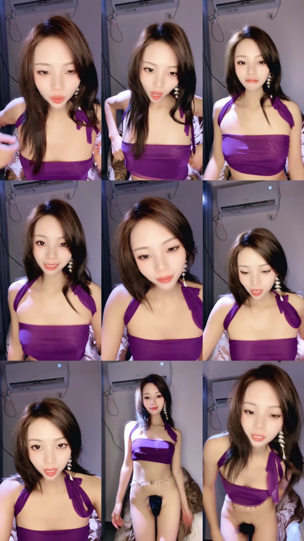 【長舌吹簫人】性感尤物 S身材 美乳翹臀 長腿一字馬 水晶棒自慰狂插 噴水 超級騷 爽