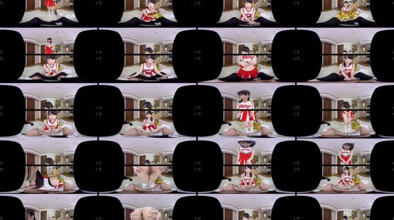 +++ [VR] VRVR-010 チアリーディング姿の妹が落ち込む僕に励まし淫語/パンチラ/マンチラで誘惑！電マを当てると震えながらエビ反り絶頂！キス寸前の密着感で膣内射精SEX！ 永井みひな