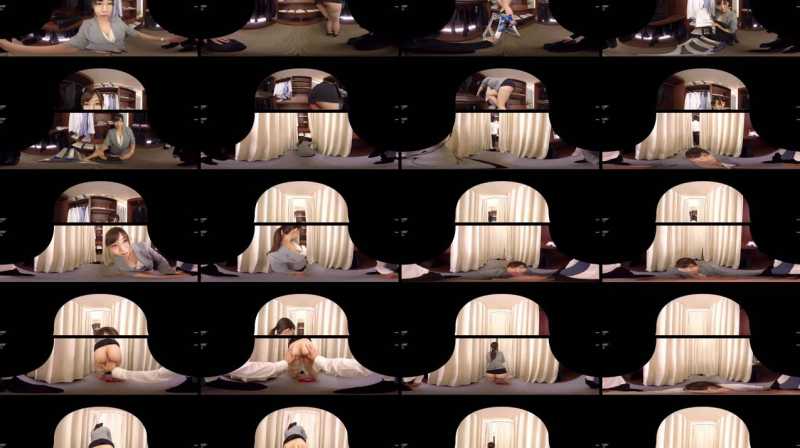 +++ [VR] DSVR-326 紳士服店へスーツを買いに行ったら【試着室の中】に巨乳女店員が入ってきてこっそり密着採寸！カーテン越しに接客しながらハメられまくりサイレントSEX